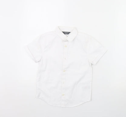 Primark Boys White   Basic Button-Up Size 5 Years