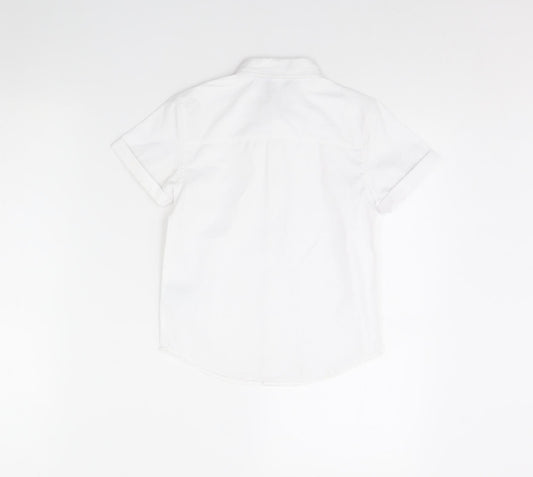 Primark Boys White   Basic Button-Up Size 5 Years