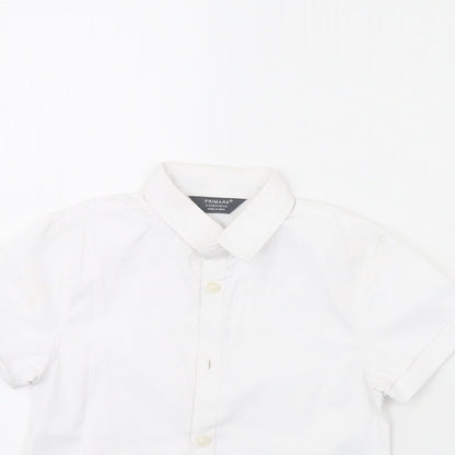 Primark Boys White   Basic Button-Up Size 5 Years