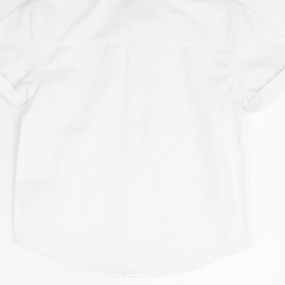 Primark Boys White   Basic Button-Up Size 5 Years