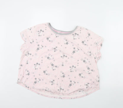 Time to Dream Womens Pink Solid  Cami Pyjama Top Size L