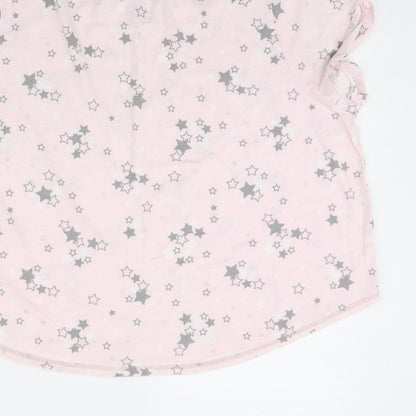 Time to Dream Womens Pink Solid  Cami Pyjama Top Size L
