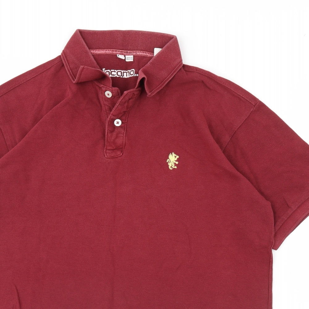 Jacamo Mens Red    Polo Size L