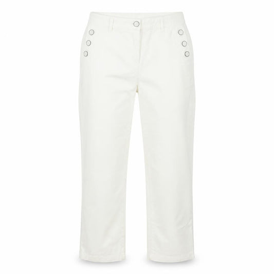 Womens UK Size 10 Maine Regular Fit  White Trousers