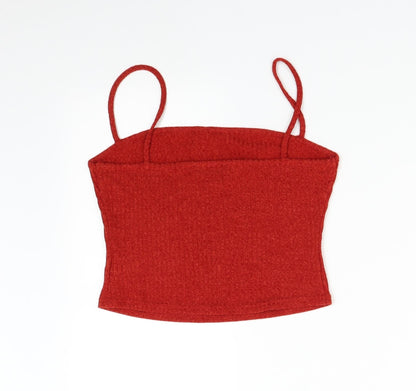 SheIn Womens Red   Cropped Tank Size L