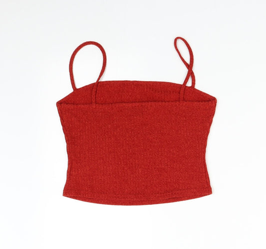 SheIn Womens Red   Cropped Tank Size L