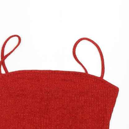 SheIn Womens Red   Cropped Tank Size L