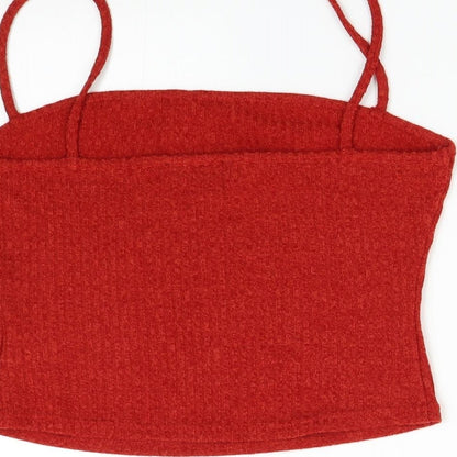 SheIn Womens Red   Cropped Tank Size L