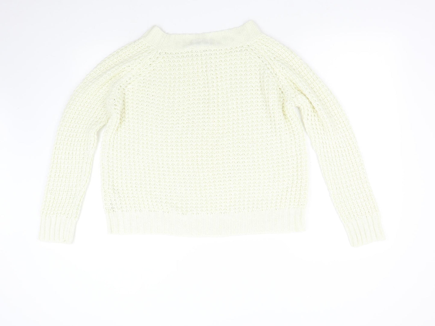 Womens UK Size 12 Peacocks Beige Pullover Jumper