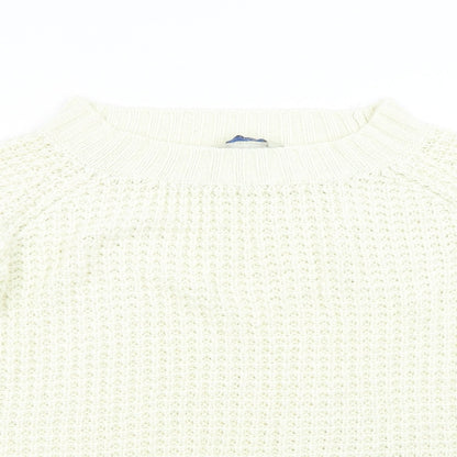 Womens UK Size 12 Peacocks Beige Pullover Jumper