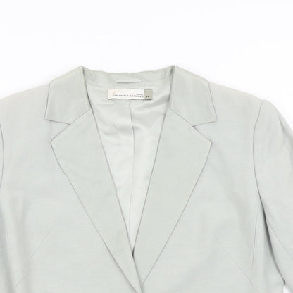 Country Casuals Womens Green   Jacket Blazer Size 14