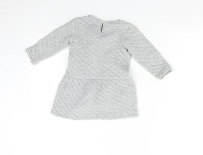 Country Road Baby Grey   Jumper Dress  Size 18-24 Months