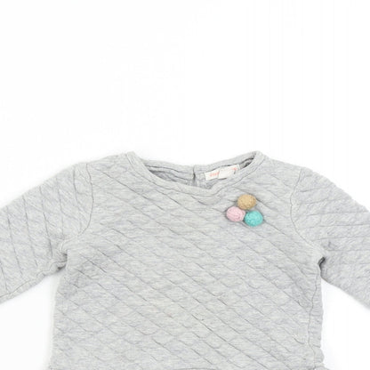 Country Road Baby Grey   Jumper Dress  Size 18-24 Months