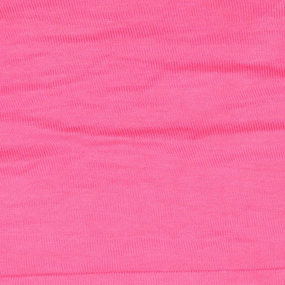 Womens UK Size L Mia Moda Pink Cardigan Jumper