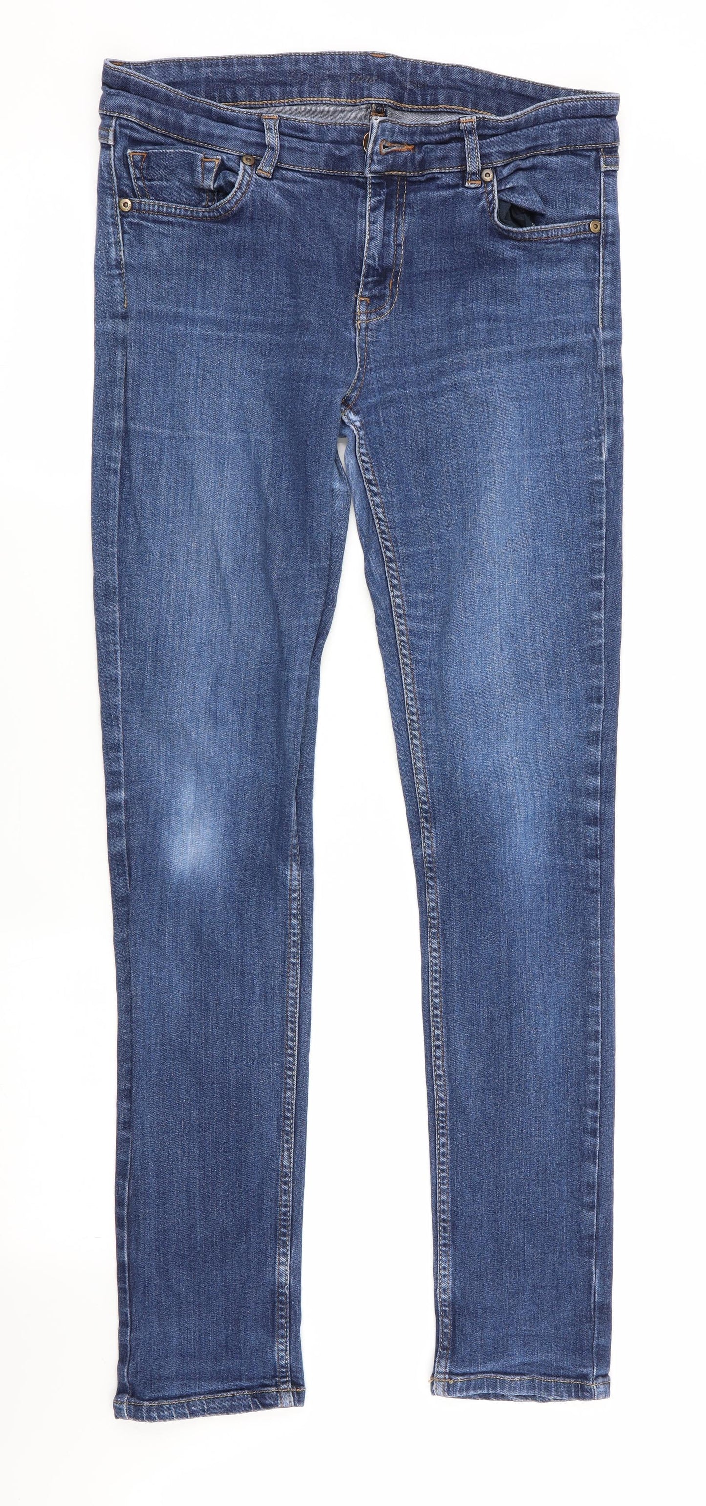 Womens UK Size  Preworn  Straight Blue Jeans