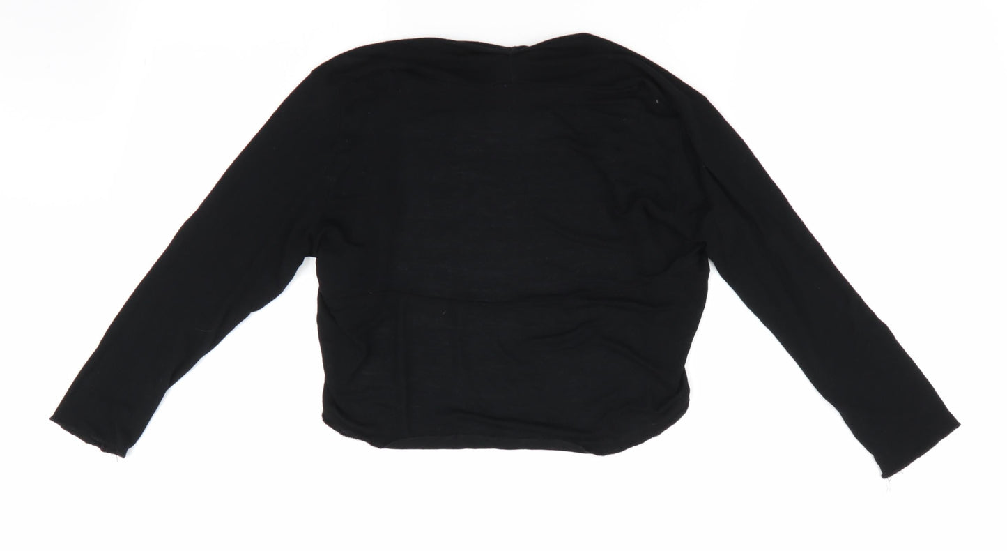 Womens UK Size  Papaya Black Cardigan Jumper