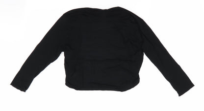 Womens UK Size  Papaya Black Cardigan Jumper