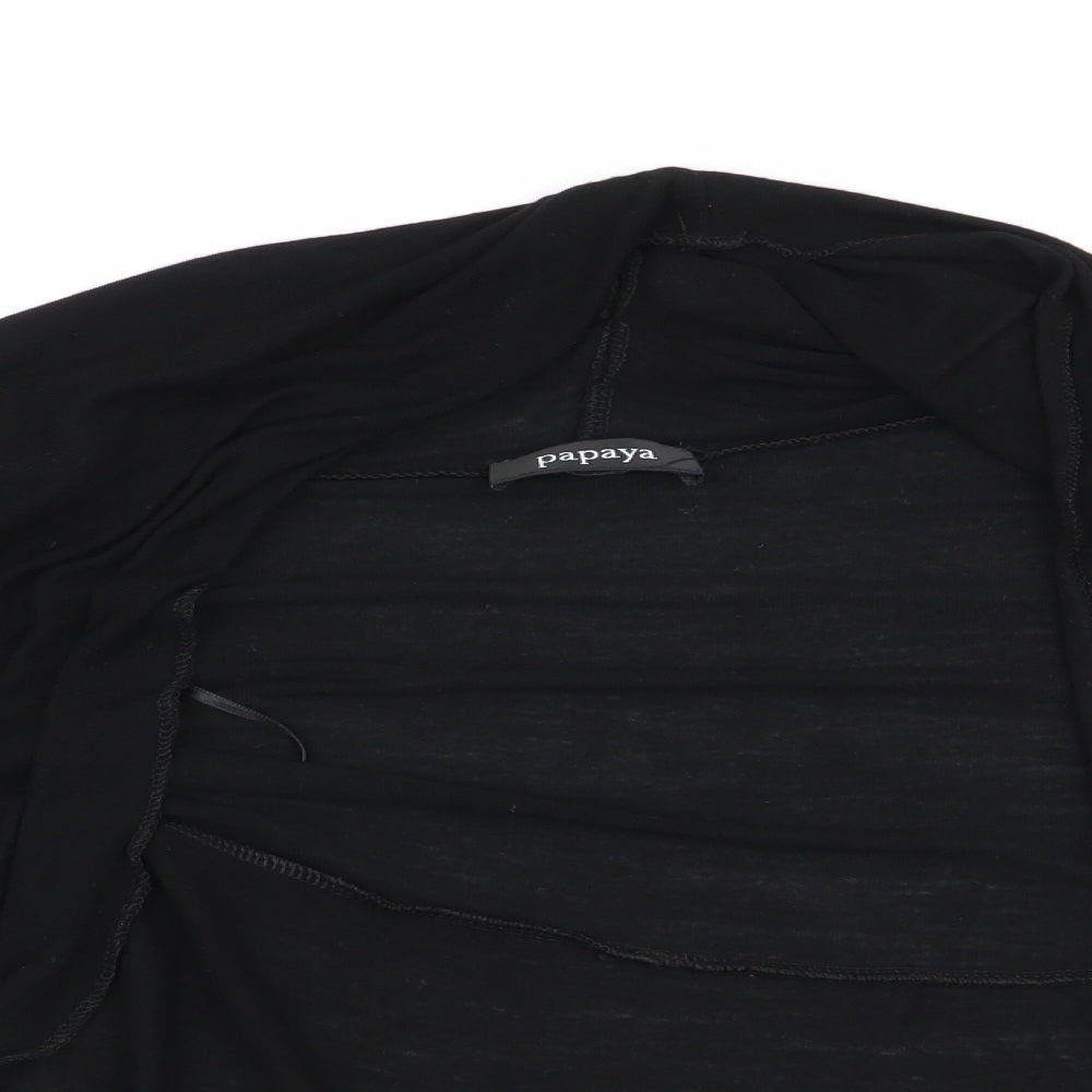 Womens UK Size  Papaya Black Cardigan Jumper