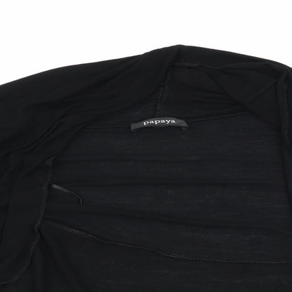 Womens UK Size  Papaya Black Cardigan Jumper