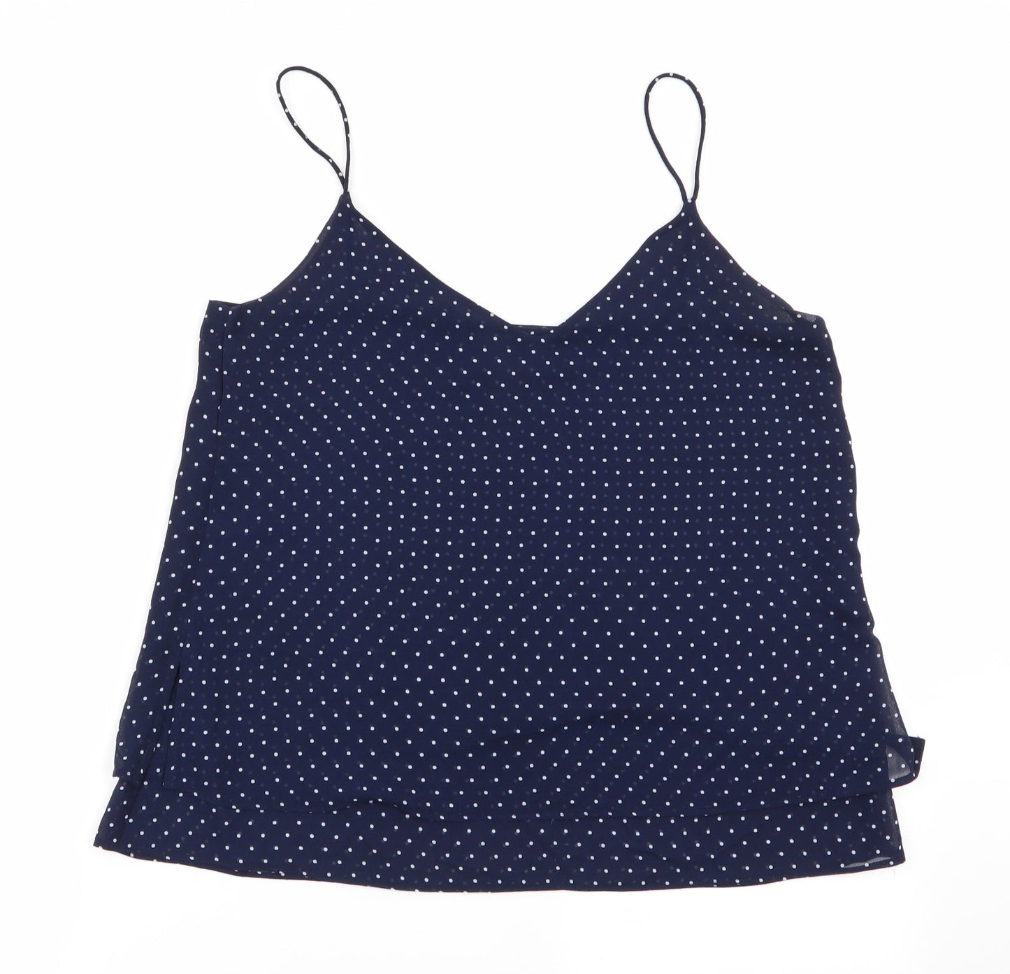 Womens UK Size 10 H&M Blue Camisole Tank