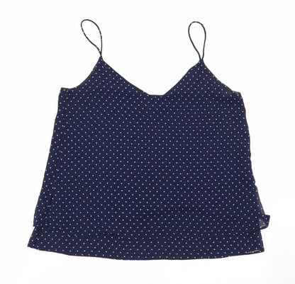 Womens UK Size 10 H&M Blue Camisole Tank