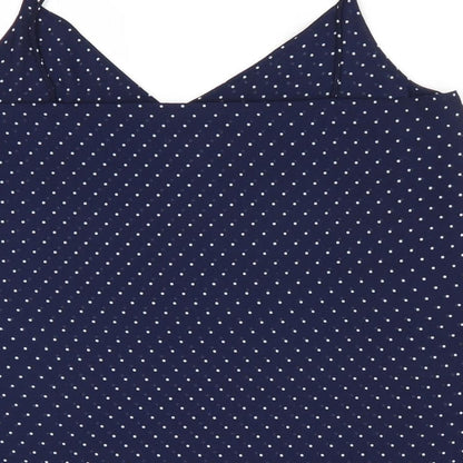 Womens UK Size 10 H&M Blue Camisole Tank