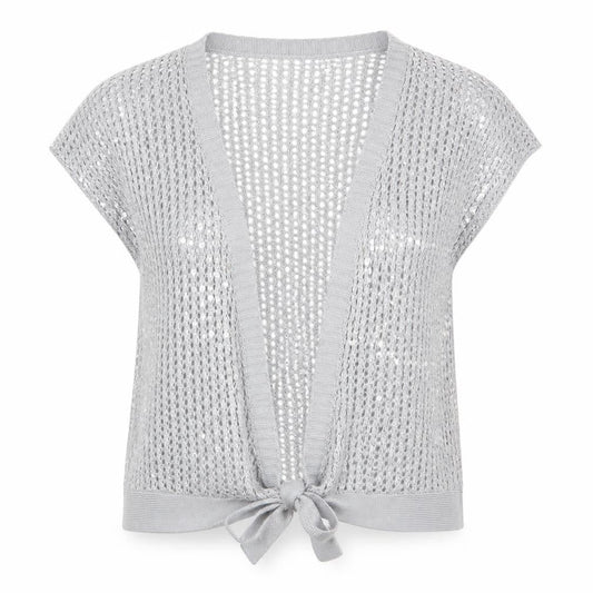 Womens UK Size 16 Select Grey Cardigan Jumper