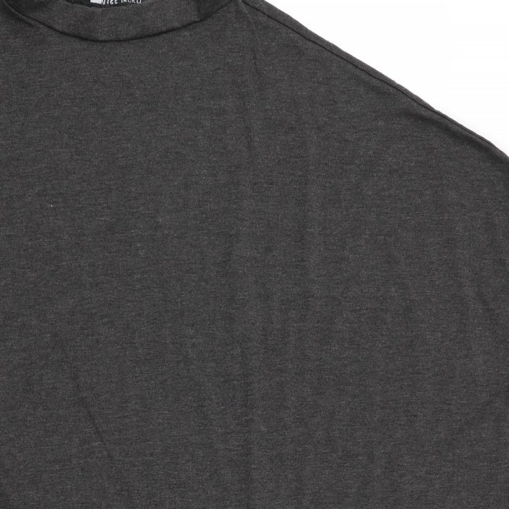 Womens UK Size  Miss Posh Grey Basic T-Shirt