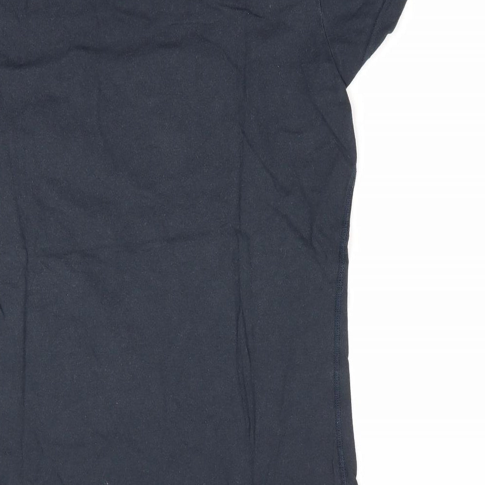 Womens UK Size 8 Jack Wills Blue Basic T-Shirt