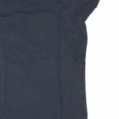 Womens UK Size 8 Jack Wills Blue Basic T-Shirt