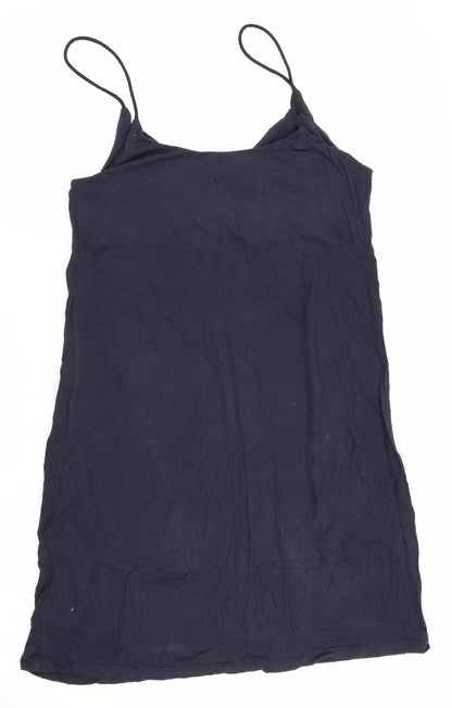 H&M Womens Blue Solid   Dress Size 6