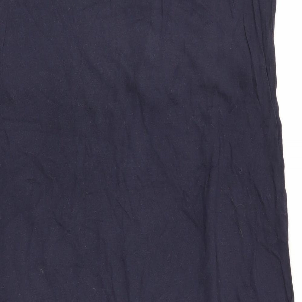 H&M Womens Blue Solid   Dress Size 6