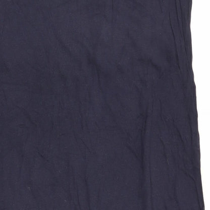 H&M Womens Blue Solid   Dress Size 6
