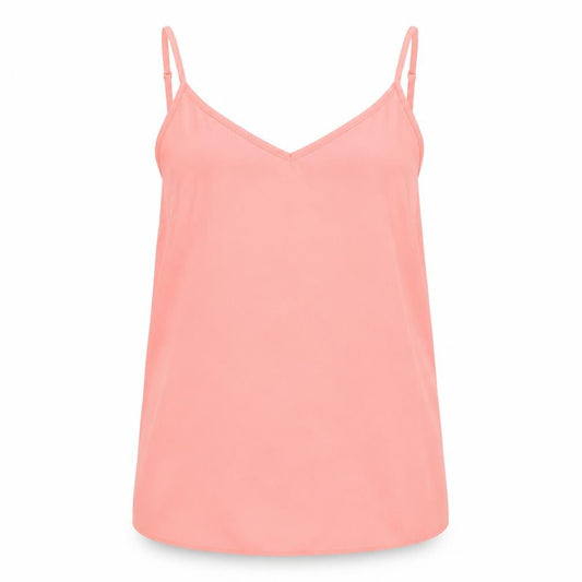 Front view of Atmosphere women’s orange camisole tank, size UK 10