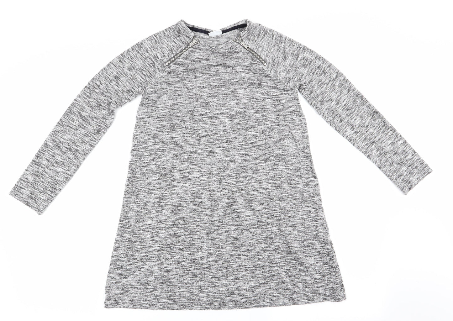 Florence and Fred Girls Grey   Jumper Dress  Size 9-10 Years