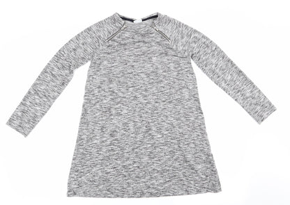 Florence and Fred Girls Grey   Jumper Dress  Size 9-10 Years