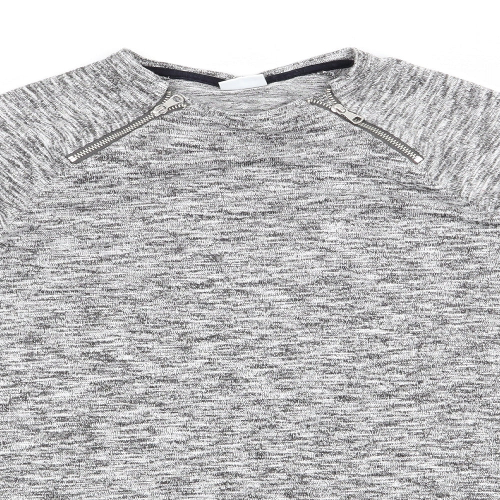 Florence and Fred Girls Grey   Jumper Dress  Size 9-10 Years