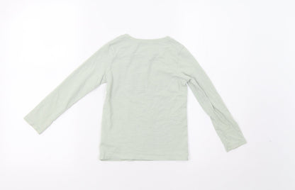 NEXT Girls Green Floral  Basic Polo Size 5 Years  - Believe