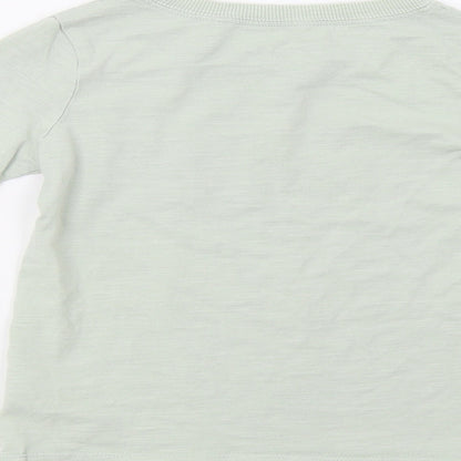 NEXT Girls Green Floral  Basic Polo Size 5 Years  - Believe