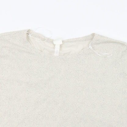 Womens UK Size XL H&M Ivory Basic Blouse