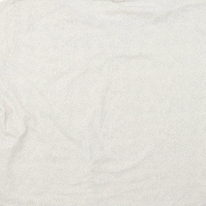 Womens UK Size XL H&M Ivory Basic Blouse