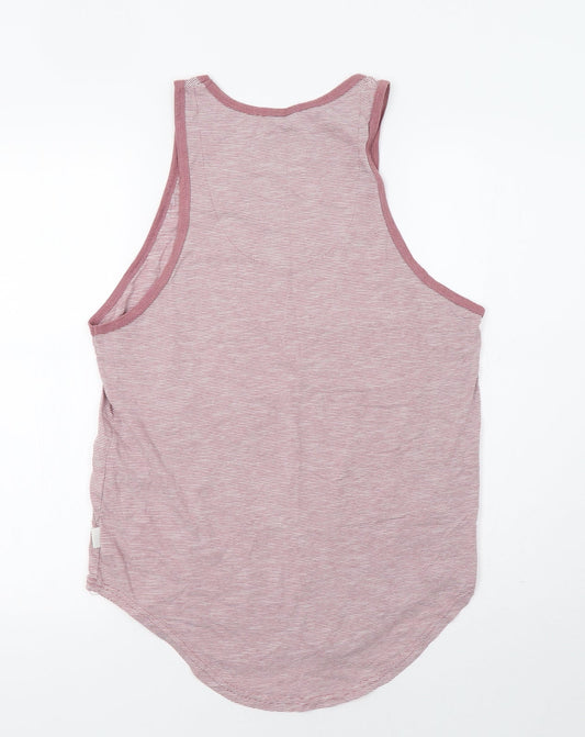 Cotton On Womens Red Striped  Basic T-Shirt Size S