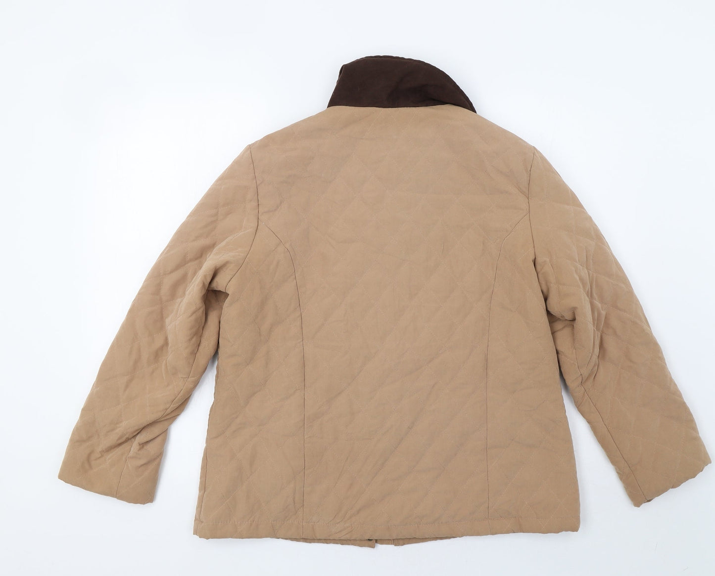 Womens UK Size 16 Isle Brown Anorak Coat