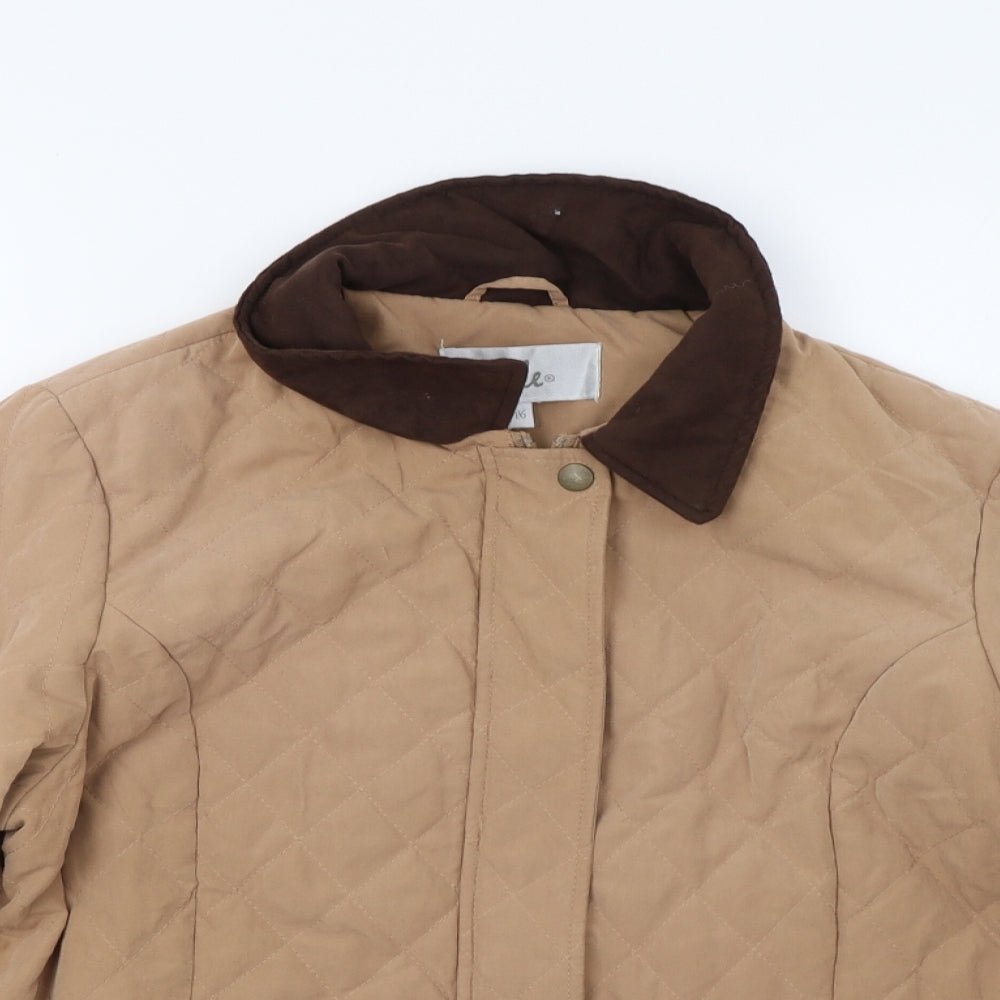 Womens UK Size 16 Isle Brown Anorak Coat