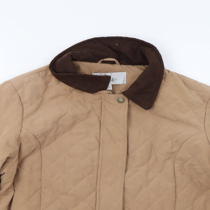 Womens UK Size 16 Isle Brown Anorak Coat