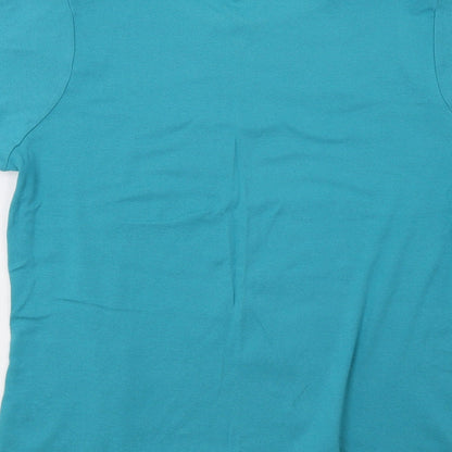 Maya Womens Green   Basic T-Shirt Size XL
