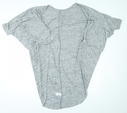 matlaan Womens Grey   Shrug Jumper Size M  - long shrug