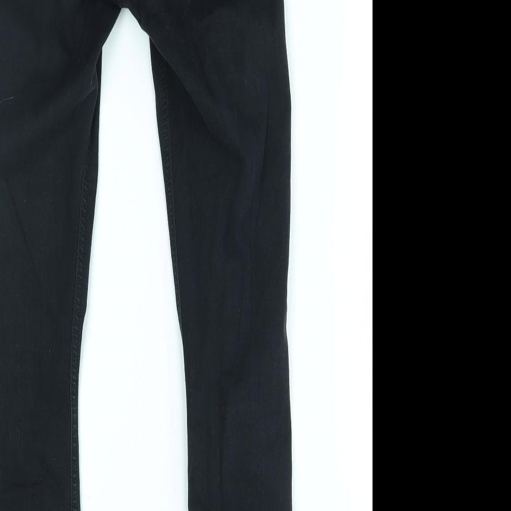 Topshop Womens Black   Skinny Jeans Size 26 in L32 in
