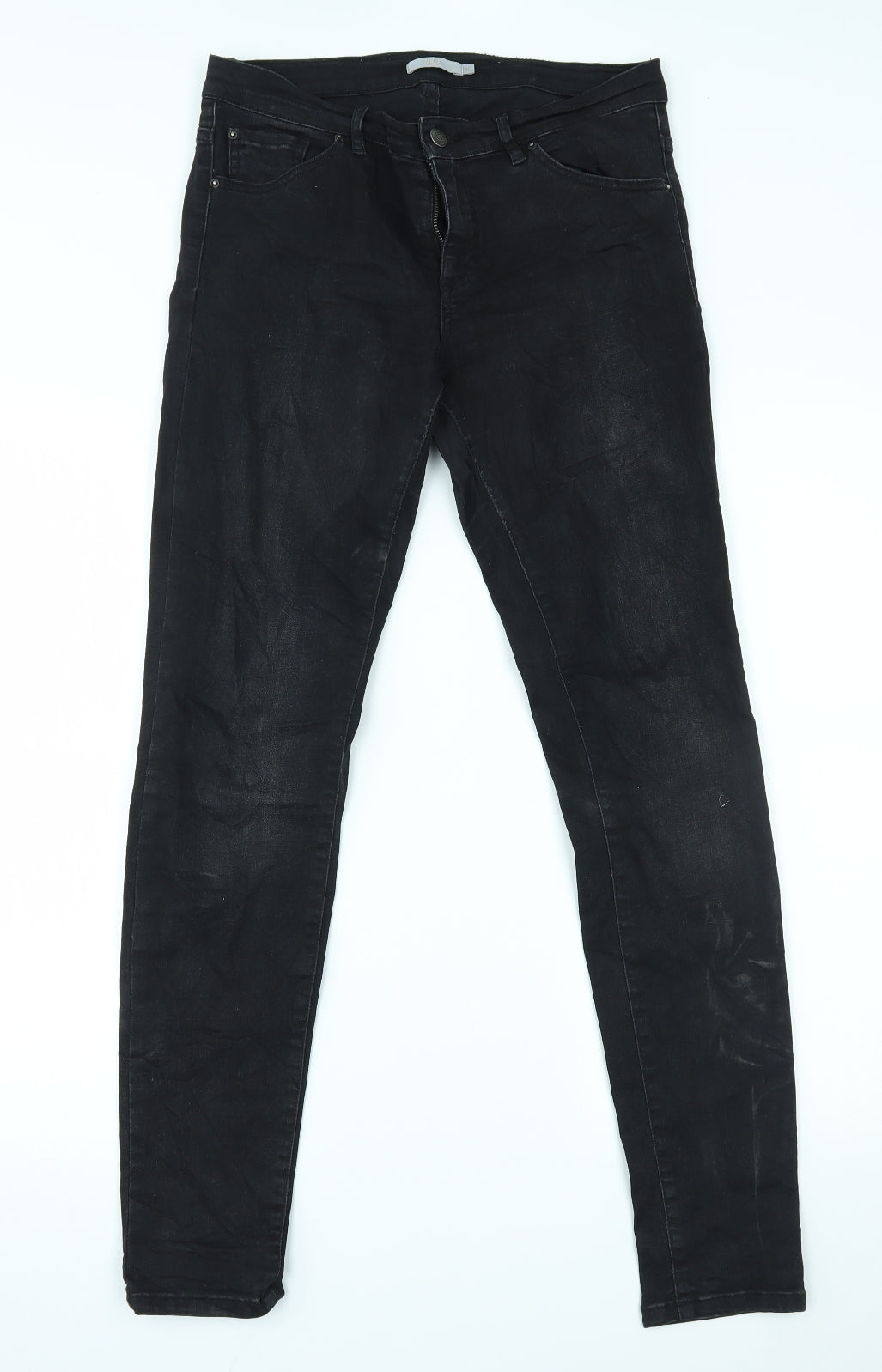 wera Womens Black   Straight Jeans Size 14 L27 in