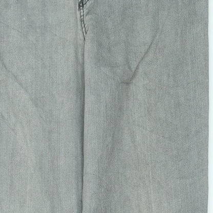 Rosner Womens Grey   Straight Jeans Size 34 in L29 in